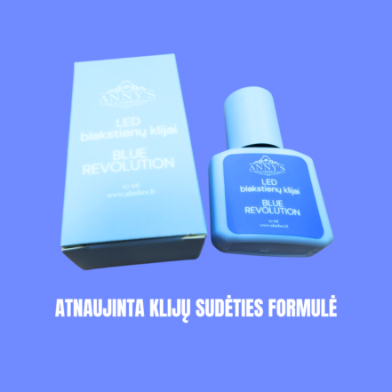 Blue Revolution LED klijai, 10 ml, atnaujinta klijų sudėties formulė